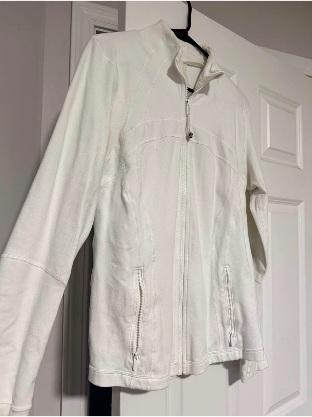 lululemon athletica White Lightweight Full-Zip Shirt Jacket